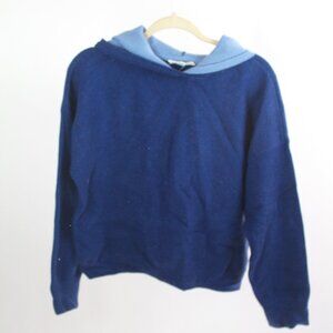 Women's Blue Workshop Hoodie Size Medium